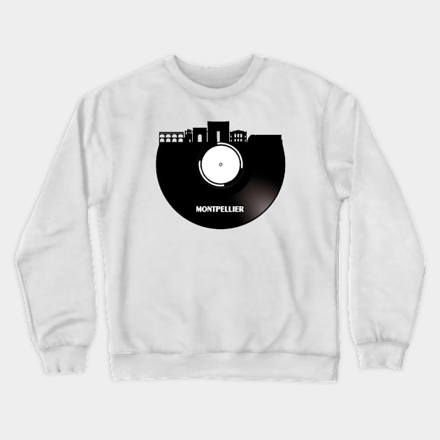 Montpellier Vinyl Crewneck Sweatshirt by Ferrazi